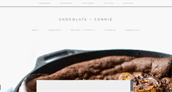 Desktop Screenshot of chocolateandconnie.com