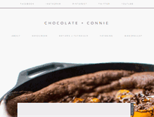 Tablet Screenshot of chocolateandconnie.com